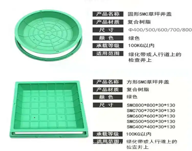 乌苏树脂复合种植井盖展示